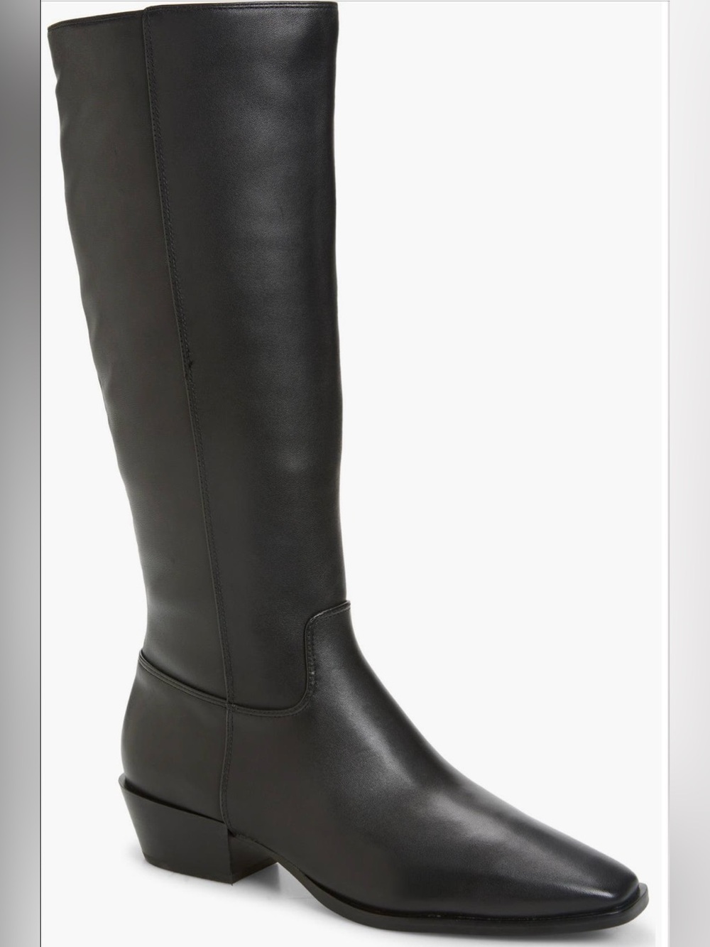 New Nordstrom Turner Knee High Leather Boot Size 7 Wide Calf